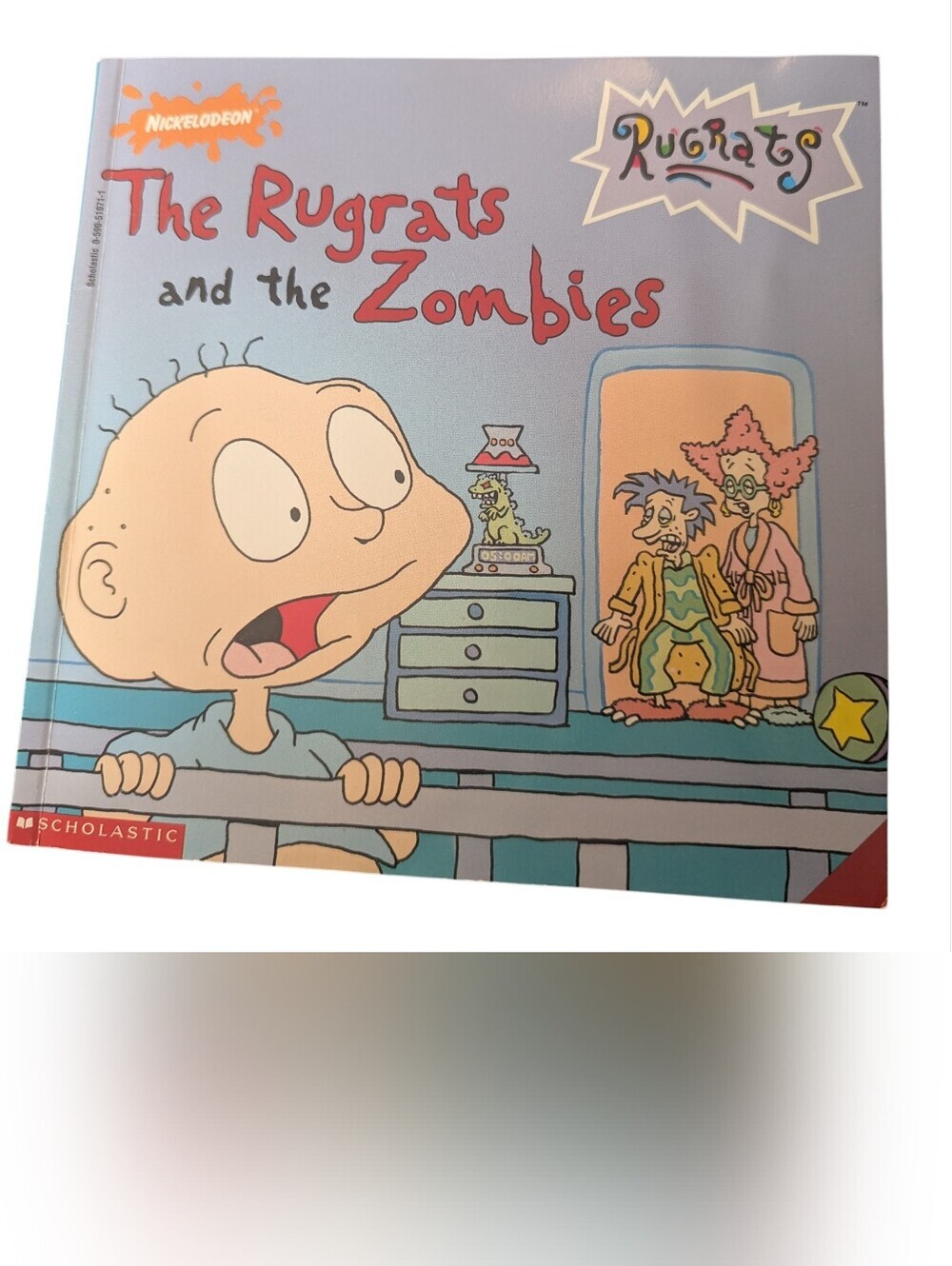 Vintage 1998 Rugrats and the Zombies Scholastic Paperback Book Retro 90s Nick